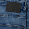 Jongens 2557 Wide Straight Blue Jeans van Indian Blue Jeans in de kleur Medium Denim in maat 176.