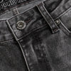 Jongens 2656 Wide Loose Fit Grey Jeans van Indian Blue Jeans in de kleur Dark Grey Denim in maat 176.