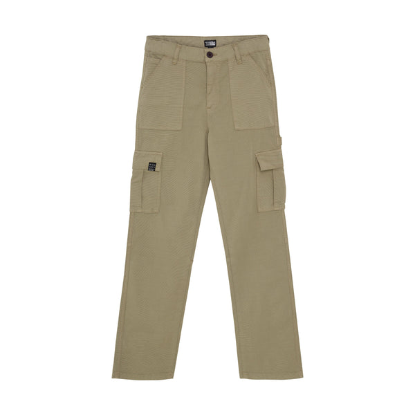 Jongens Cargo Wide Straight van Indian Blue Jeans in de kleur Timber Wolf in maat 176.