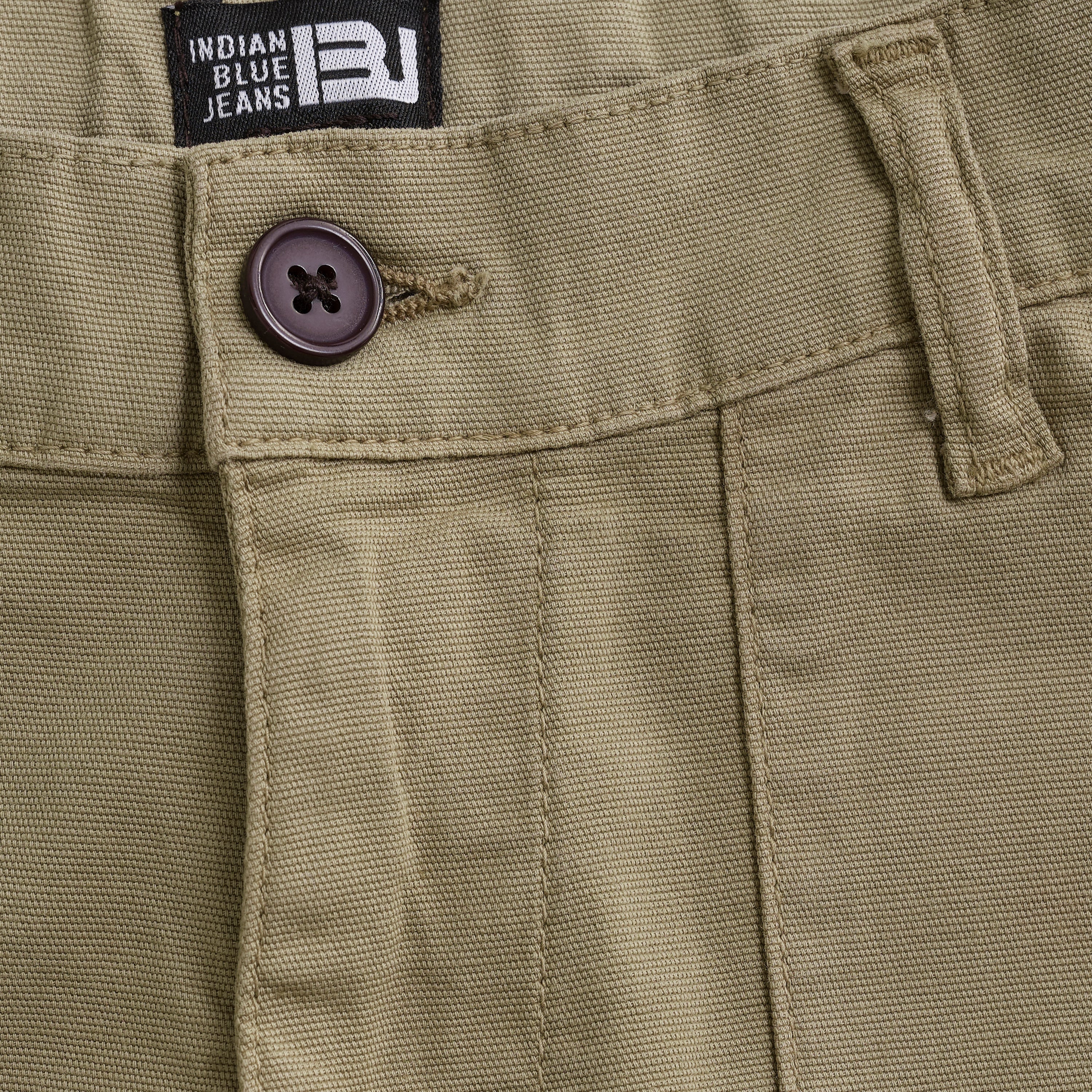 Jongens Cargo Wide Straight van Indian Blue Jeans in de kleur Timber Wolf in maat 176.