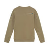 Jongens Sweater Chest IB van Indian Blue Jeans in de kleur Timber Wolf in maat 176.