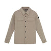 Jongens Shirt Jack Twill Stretch Print van Indian Blue Jeans in de kleur Timber Wolf in maat 176.