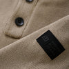 Jongens Knitted Col Buttons Washed van Indian Blue Jeans in de kleur Timber Wolf in maat 176.