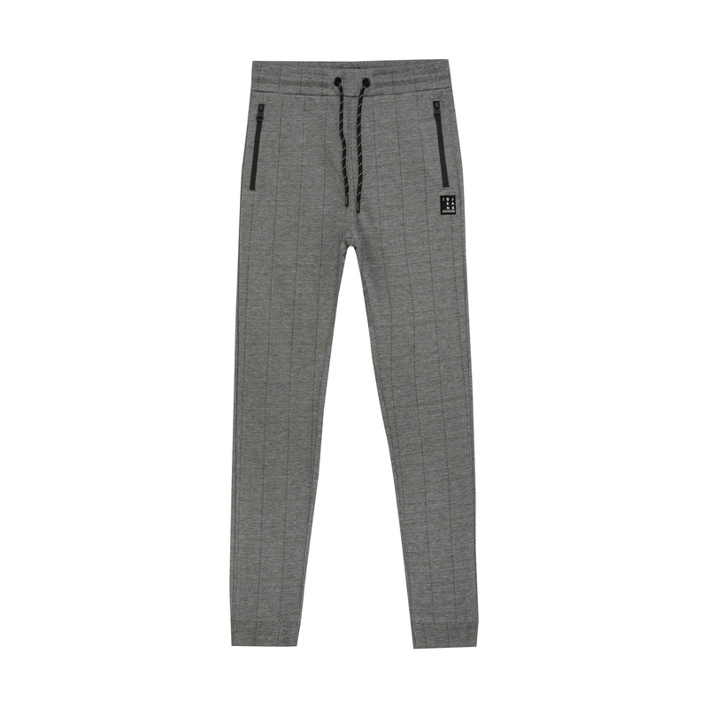 Jongens Jogpant Check Zip Pocket van Indian Blue Jeans in de kleur Thunderstorm in maat 176.