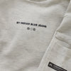 Jongens T-Shirt Longsleeve Sleeve Pkt van Indian Blue Jeans in de kleur Light Grey Melange in maat 176.