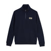 Jongens Zipper Sweat Badge van Indian Blue Jeans in de kleur Night in maat 176.