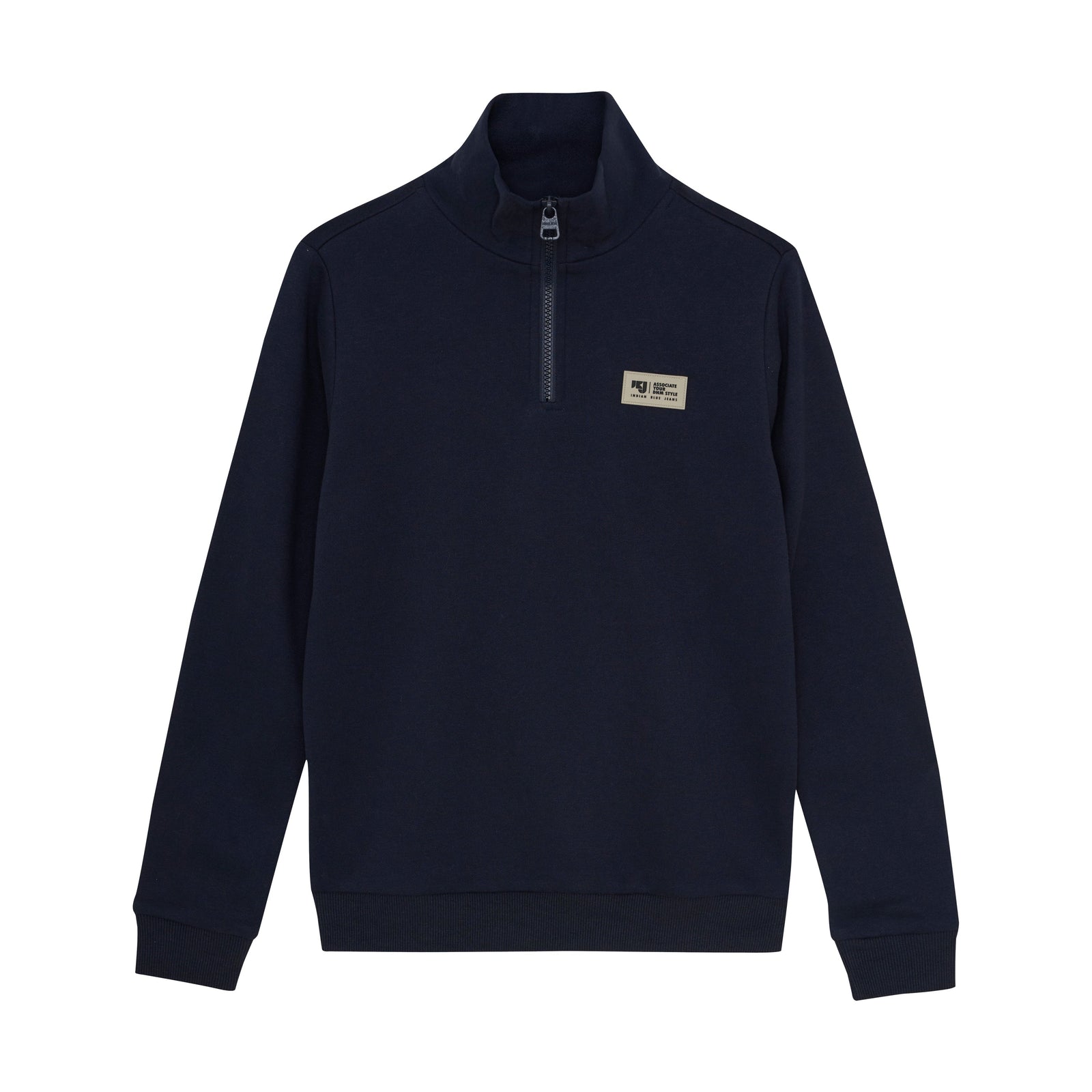 Indian Blue Jeans Zipper Sweat Badge