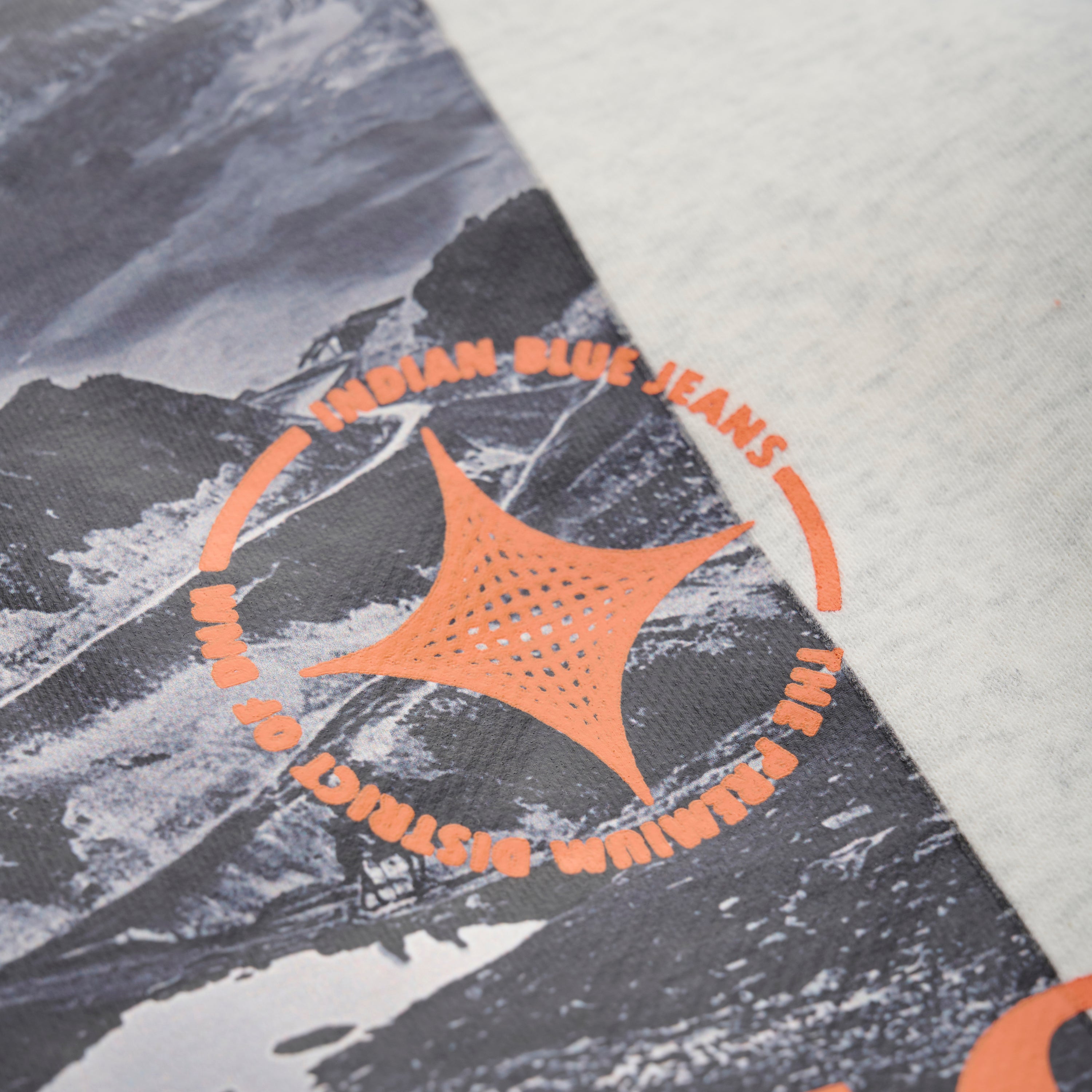 Jongens Loose fit Sweat Melange van Indian Blue Jeans in de kleur Light Grey Melange in maat 176.