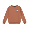 Jongens Loose Fit Sweat Chest Print van Indian Blue Jeans in de kleur Burlwood  in maat 176.
