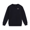 Jongens Oversized Sweater IBJ Washed van Indian Blue Jeans in de kleur Night in maat 176.