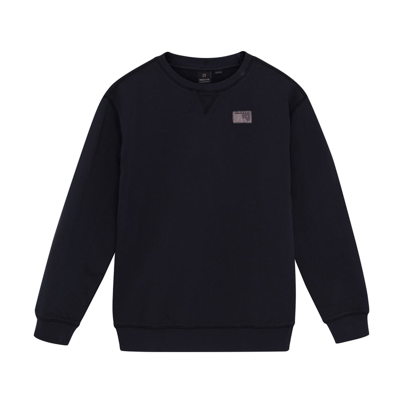 Jongens Oversized Sweater IBJ Washed van Indian Blue Jeans in de kleur Night in maat 176.