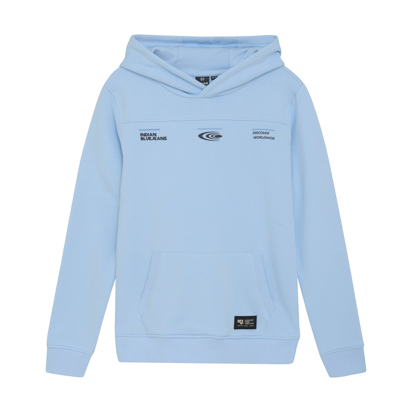 Indian Blue Jeans Hoodie Cut&Sew