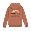Jongens Hoodie DNM Style van Indian Blue Jeans in de kleur Burlwood  in maat 176.