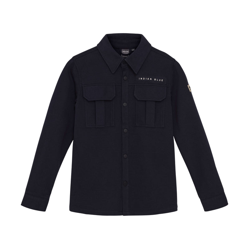 Indian Blue Jeans Shirt Jacket Twill Stretch