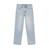 Jongens 2651Wide Loose Light Jeans van Indian Blue Jeans in de kleur Light Denim Blue in maat 176.