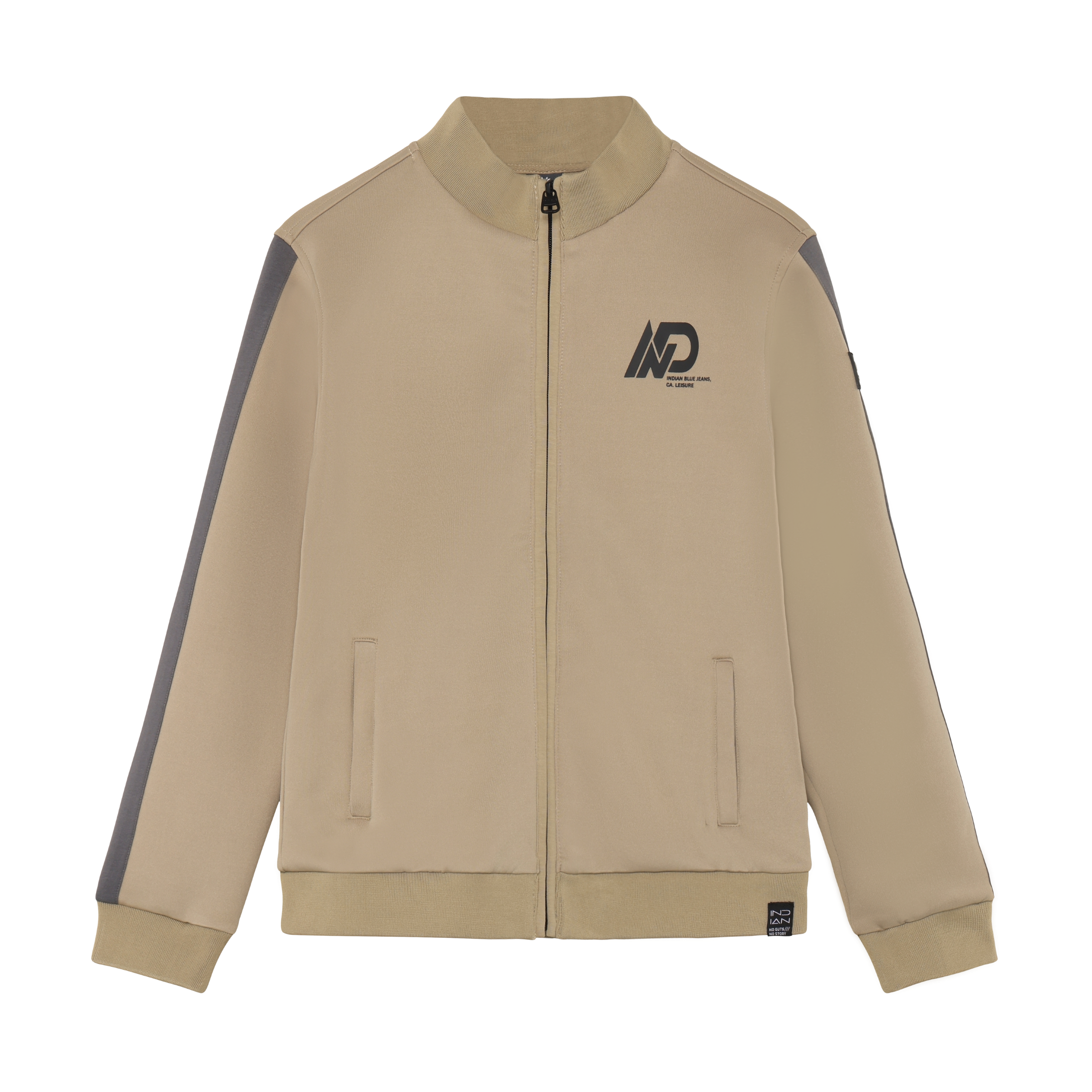 Indian Blue Jeans Zipper Jacket Chest Artwork