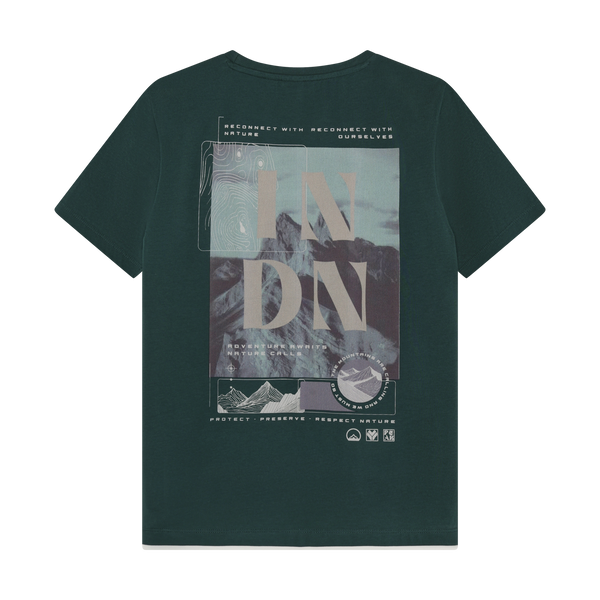 Indian Blue Jeans T-Shirt Chest and Backprint