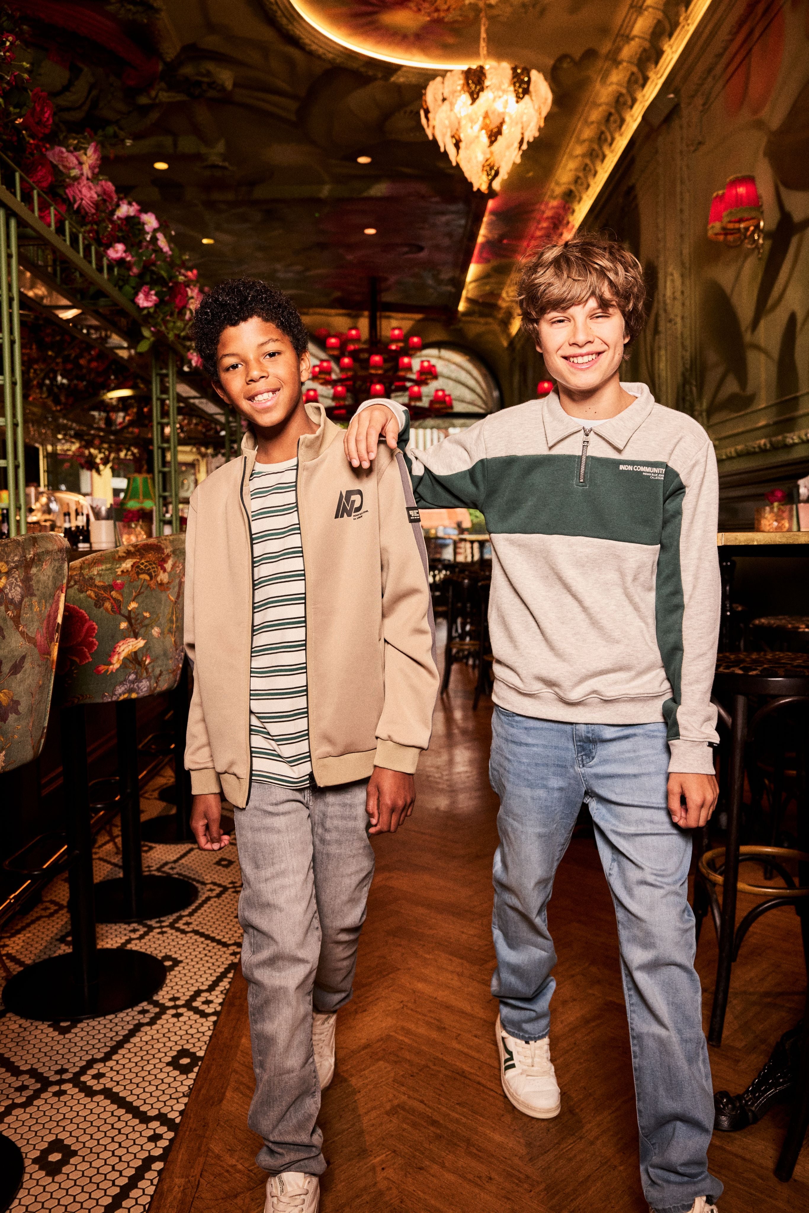 Indian Blue Jeans T-Shirt Stripe