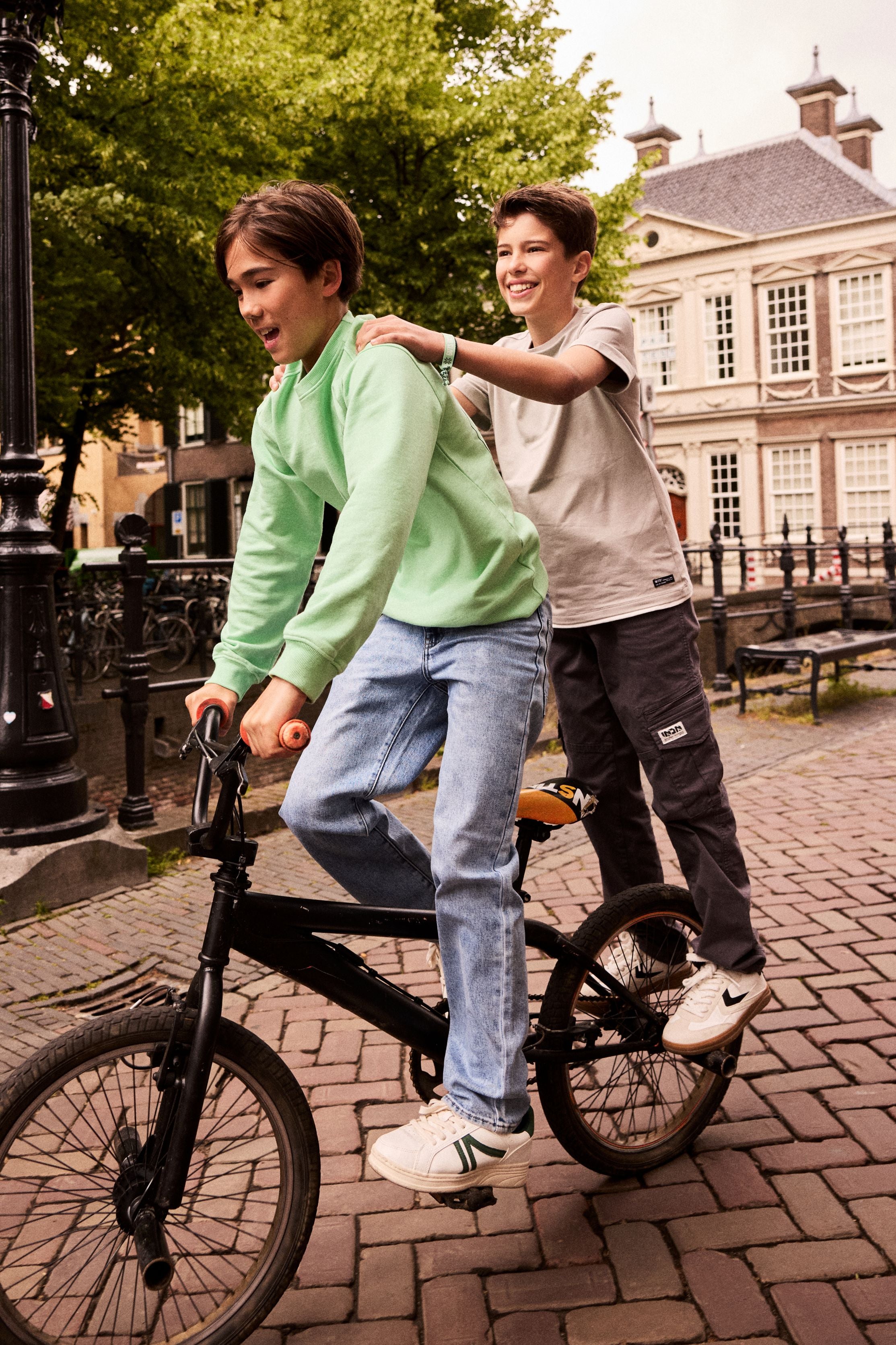 Indian Blue Jeans T-Shirt Chest and Backprint