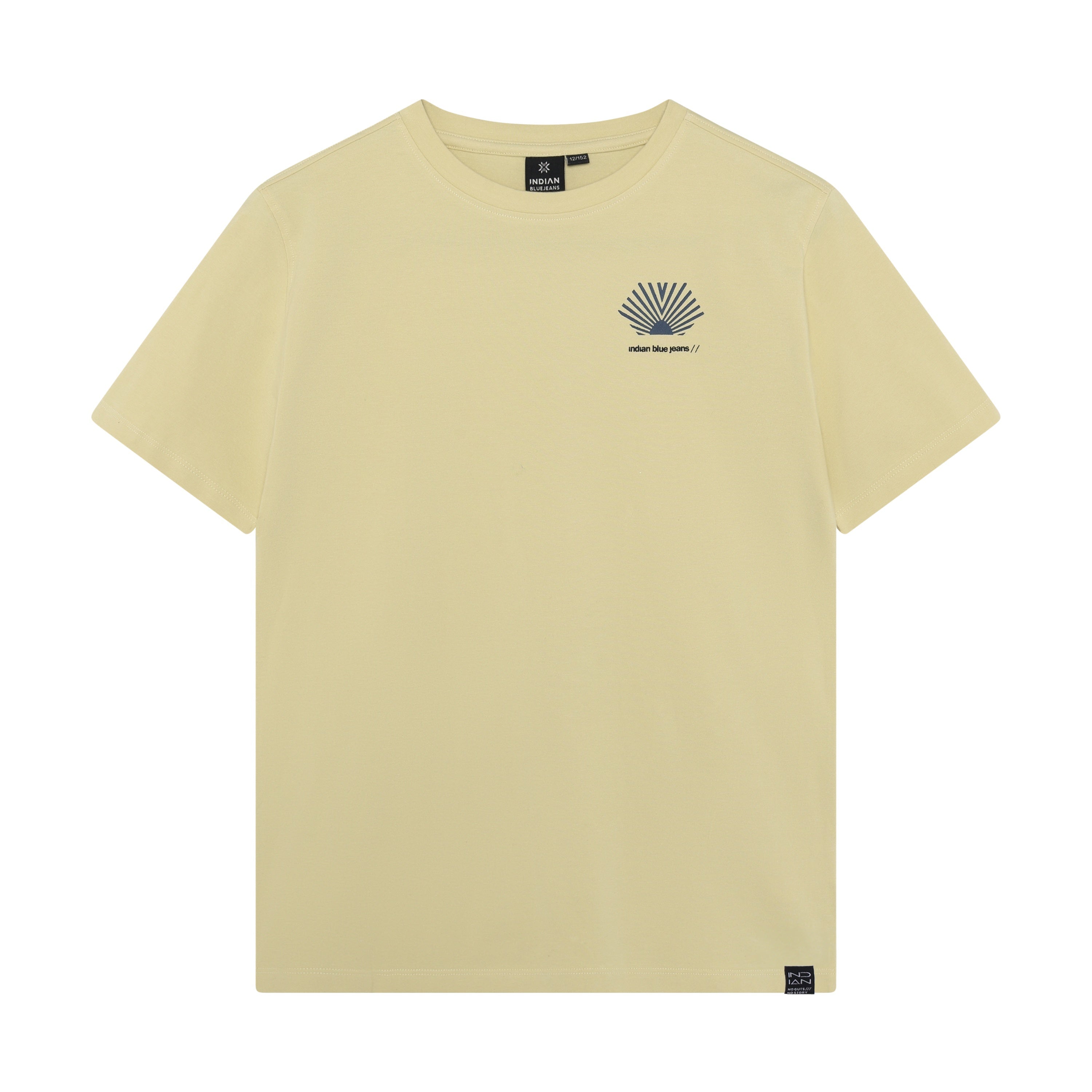 Jongens Loose Fit T-shirt Indian van Indian Blue Jeans in de kleur Dusty Yellow in maat 176.