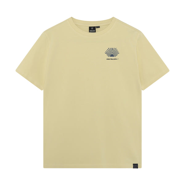 Jongens Loose Fit T-shirt Indian van Indian Blue Jeans in de kleur Dusty Yellow in maat 176.