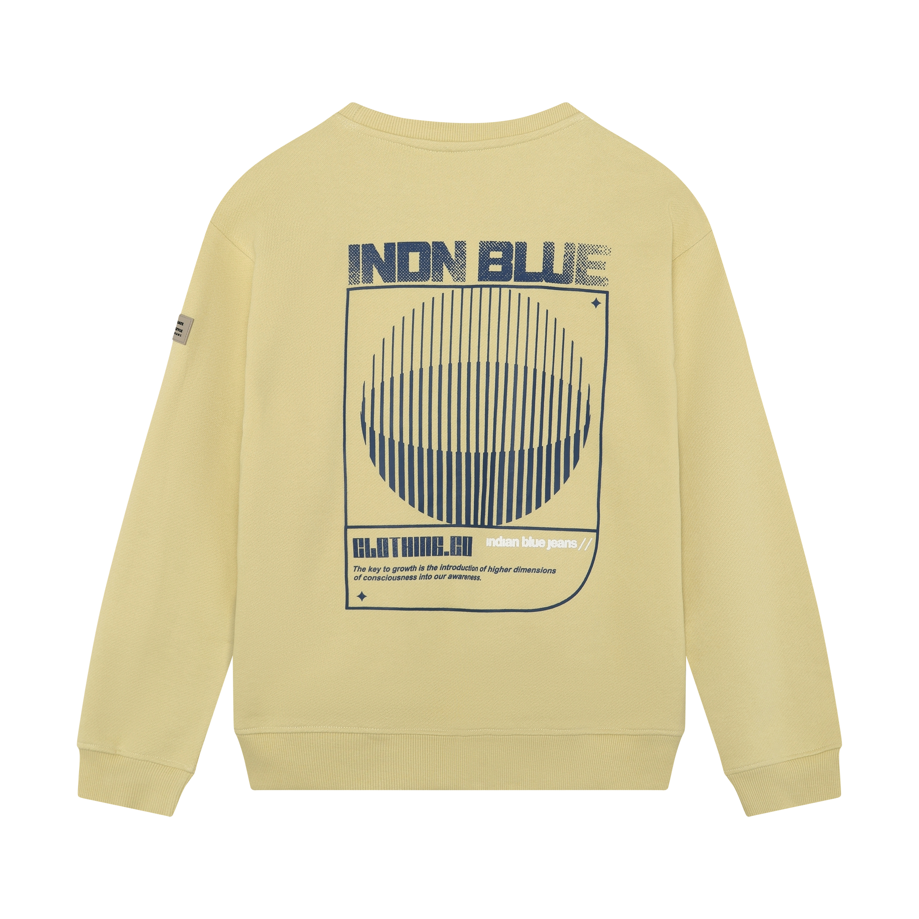 Indian Blue Jeans Loose Fit Sweater Backprint