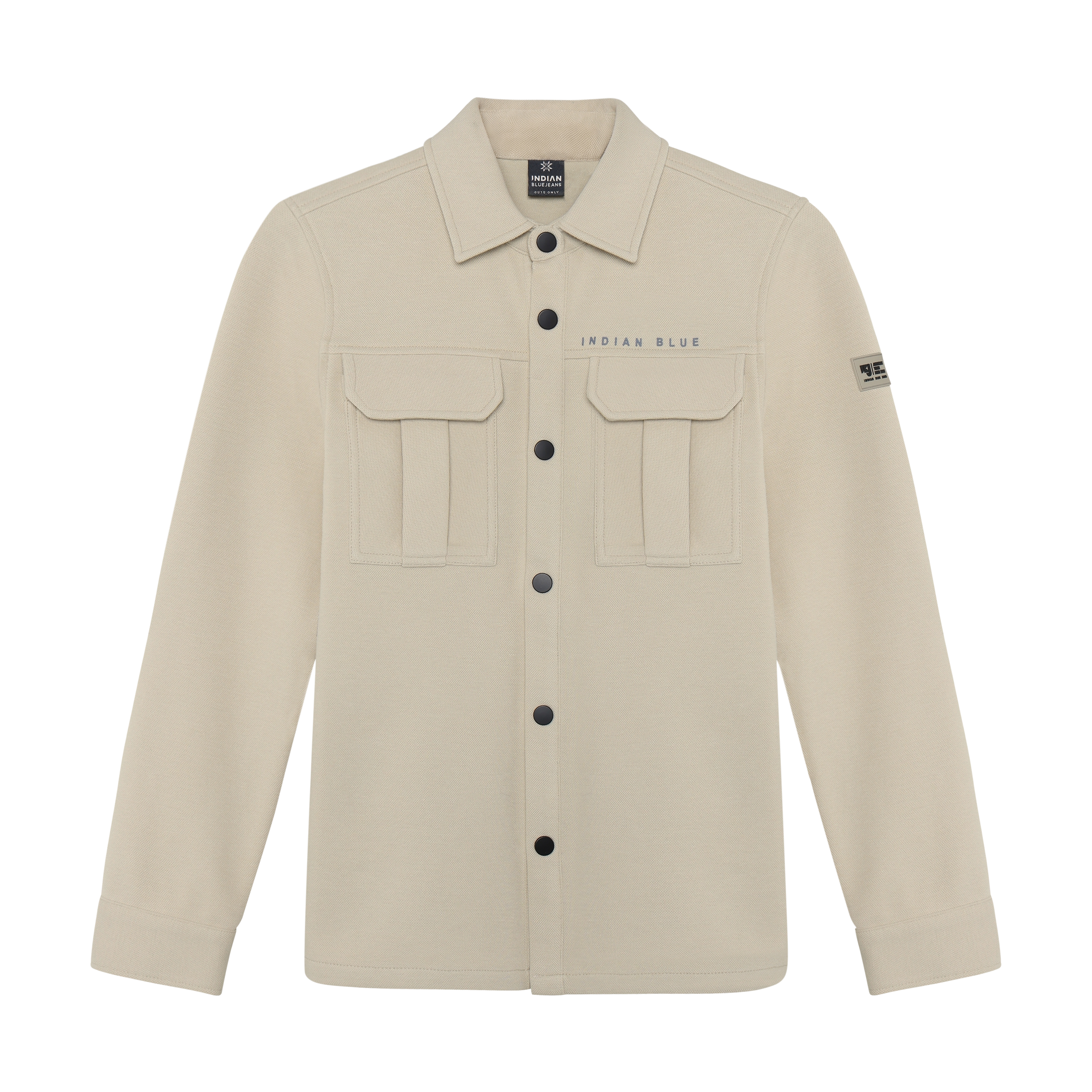 Indian Blue Jeans Shirt Jacket Twill Stretch