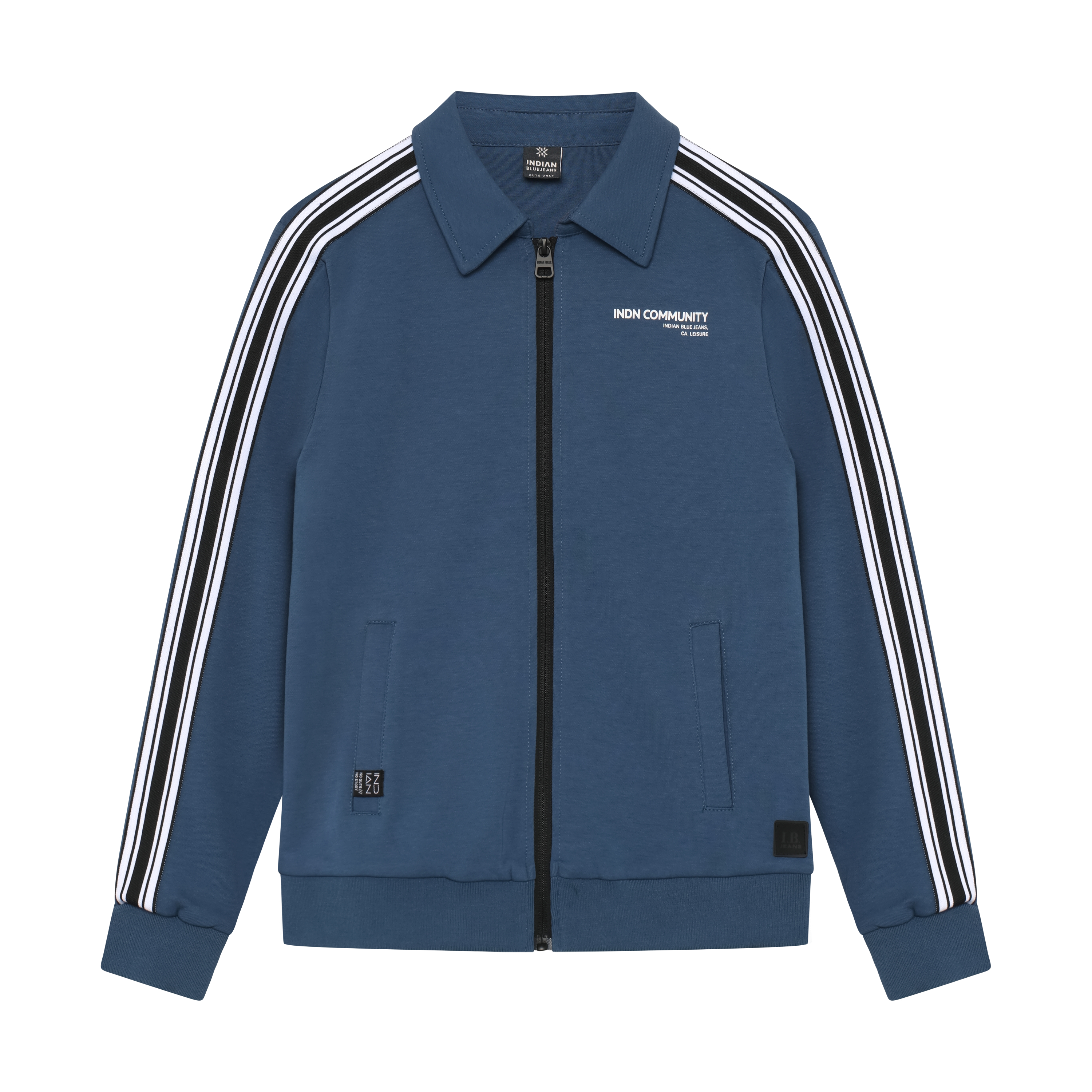 Indian Blue Jeans Zip Jacket IND Tape