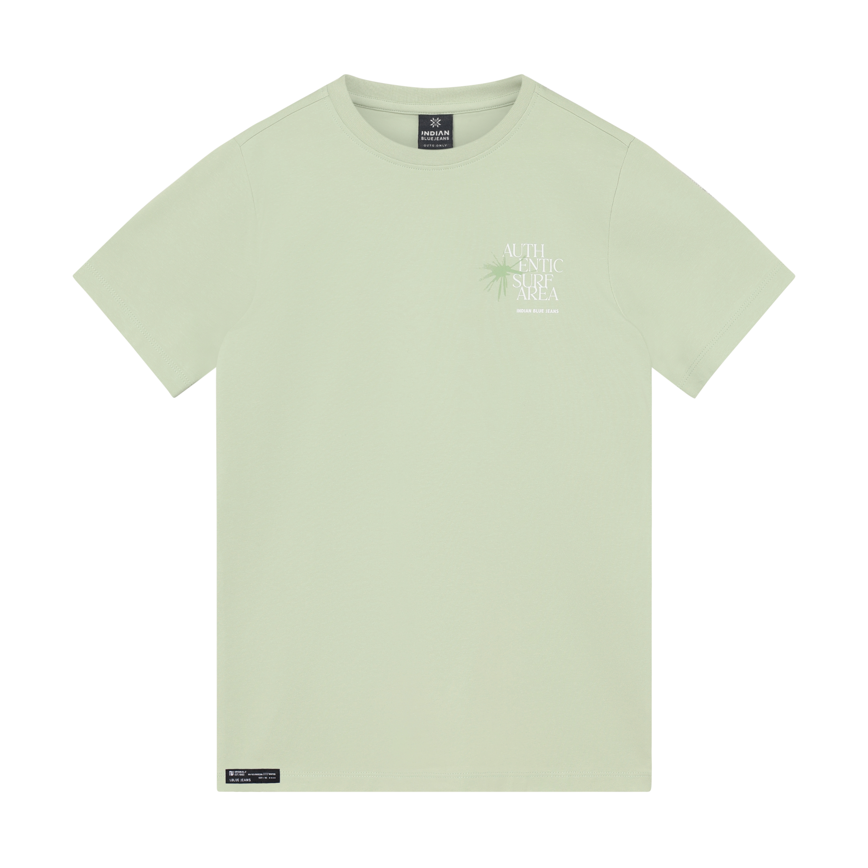 Indian Blue Jeans T-Shirt Chest and Backprint