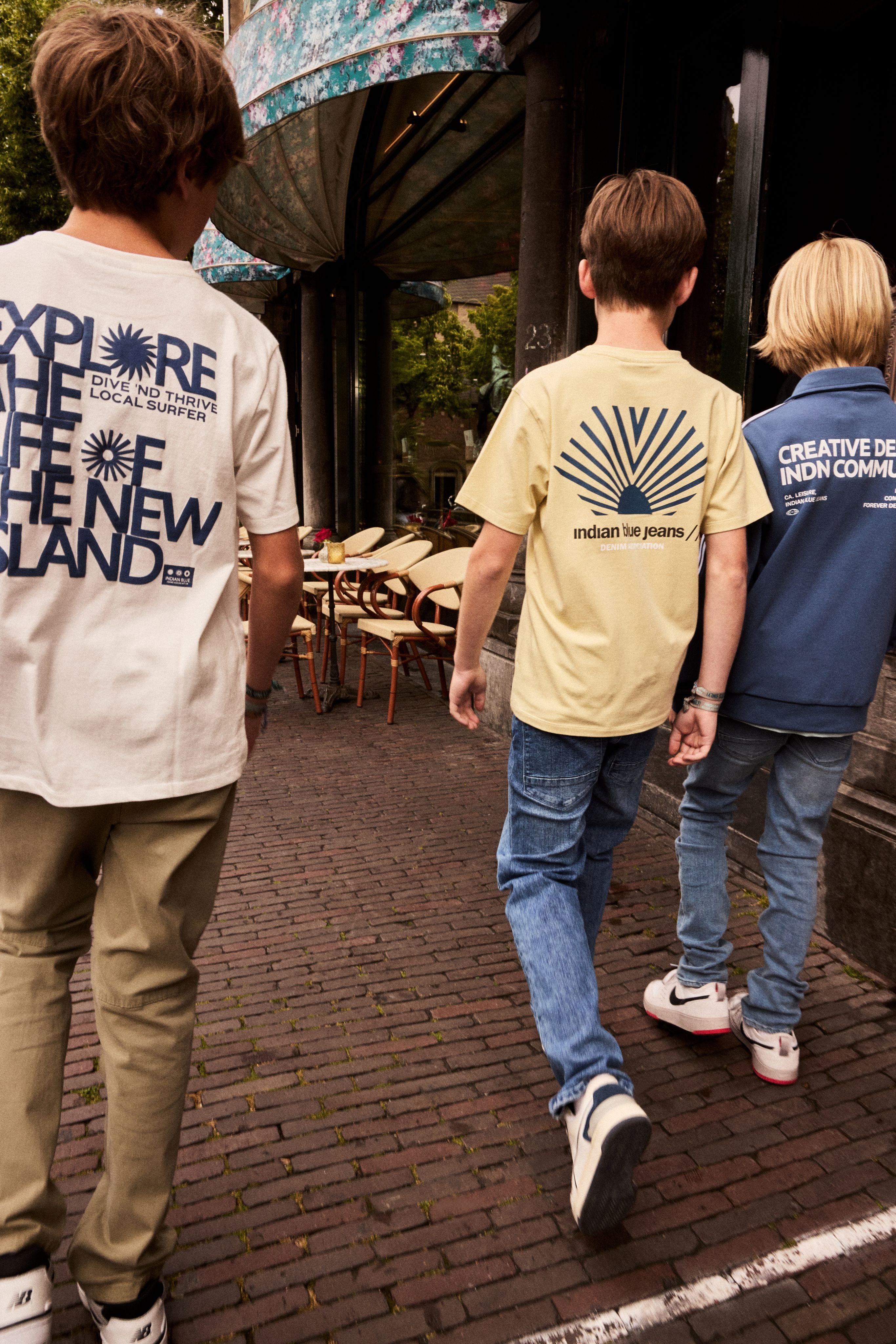 Indian Blue Jeans Zip Jacket IND Tape