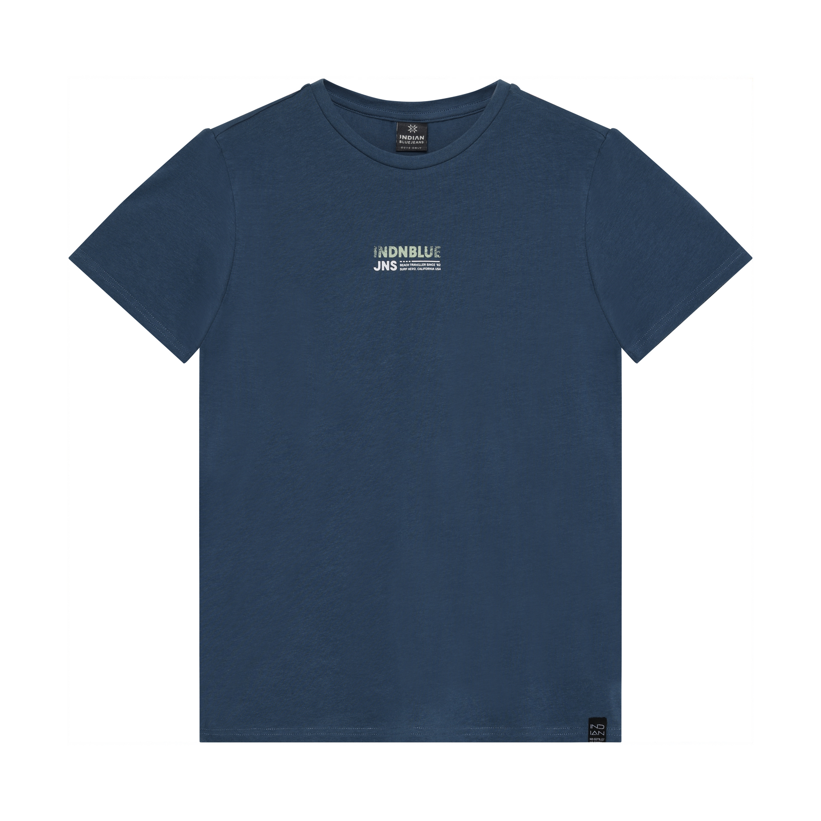 Indian Blue Jeans T-Shirt INDN Blue Backprint