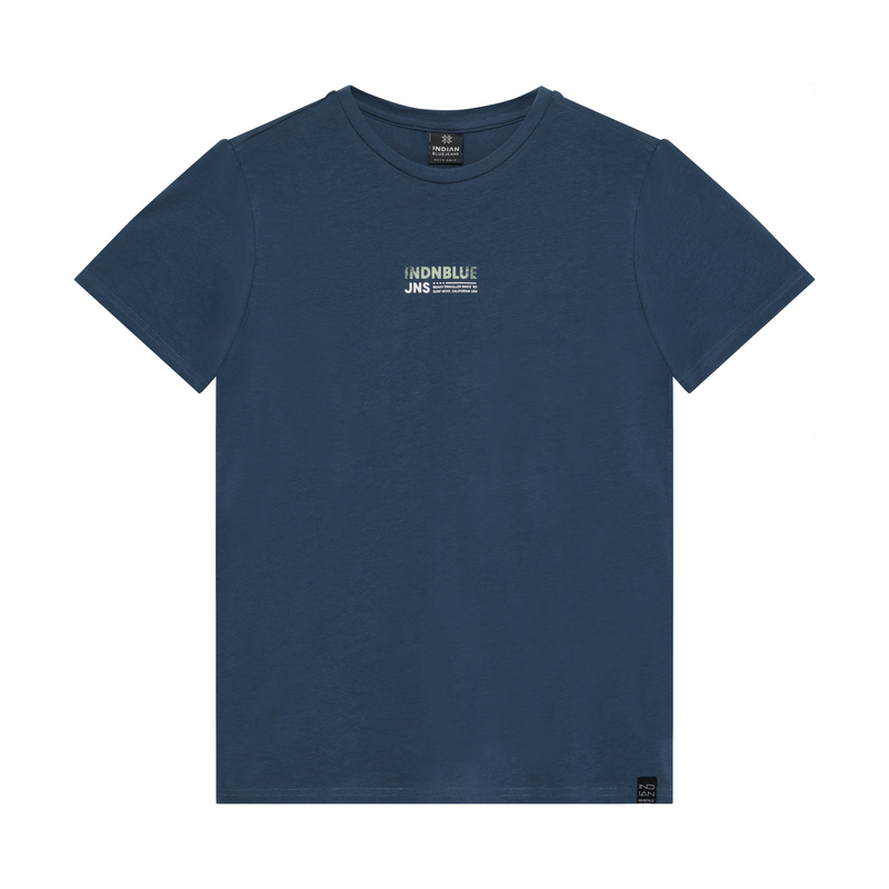 Indian Blue Jeans T-Shirt INDN Blue Backprint