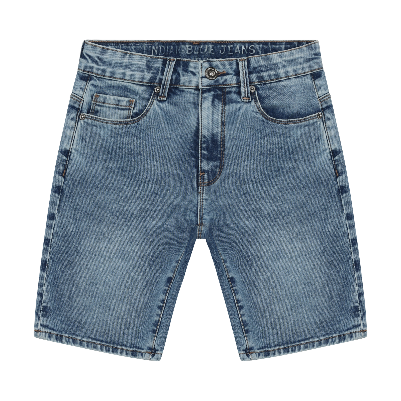 Indian Blue Jeans Wide Denim Short Blue Jeans