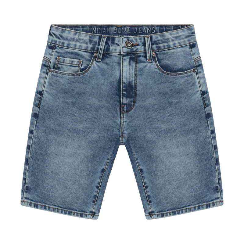 Indian Blue Jeans Wide Denim Short Blue Jeans