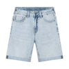 Jongens Long Denim Short Light Jeans van Indian Blue Jeans in de kleur Light Denim Blue in maat 176.