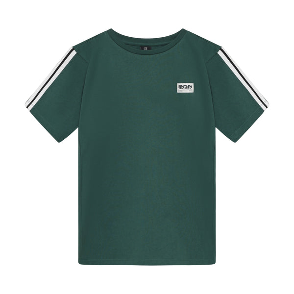 Jongens Loose Fit T-Shirt Tape van Indian Blue Jeans in de kleur Ponderosa Pine in maat 176.