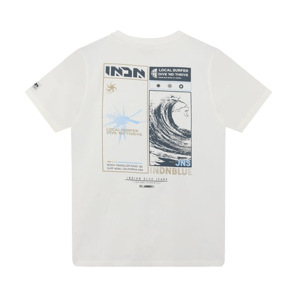 Indian Blue Jeans T-Shirt INDN Backprint