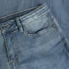 Jongens Wide Straight Fit Blue Jeans van Indian Blue Jeans in de kleur Used Medium Denim in maat 176.