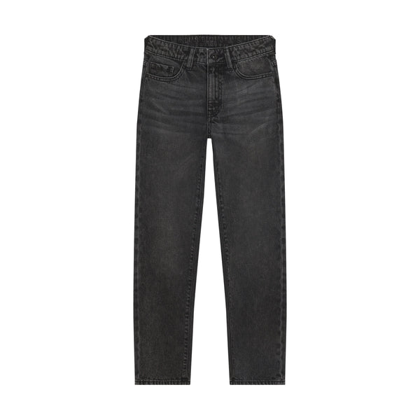 Jongens Wide Loose Fit Black Jeans van Indian Blue Jeans in de kleur Black Denim in maat 176.