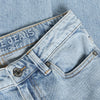 Jongens Wide Loose Fit Blue Jeans van Indian Blue Jeans in de kleur Light Denim Blue in maat 176.