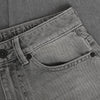 Jongens Baggy Straight Fit Grey Jeans van Indian Blue Jeans in de kleur Used Grey Denim in maat 176.