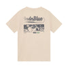 Jongens T-Shirt Indian Blue  van Indian Blue Jeans in de kleur Pale Sand  in maat 176.