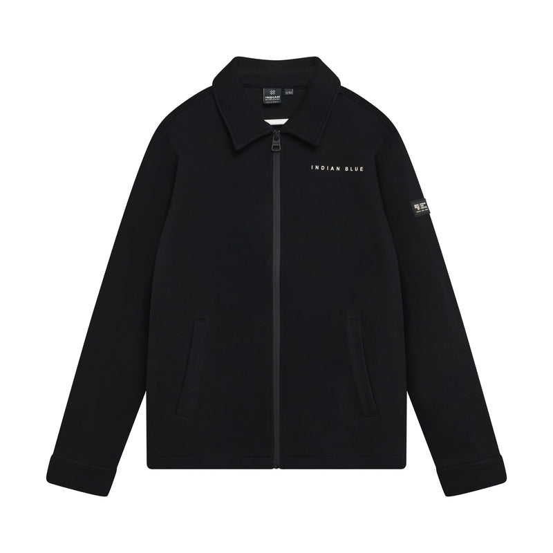 Jongens Shirt Jacket Structure van Indian Blue Jeans in de kleur Antra Ash in maat 176.
