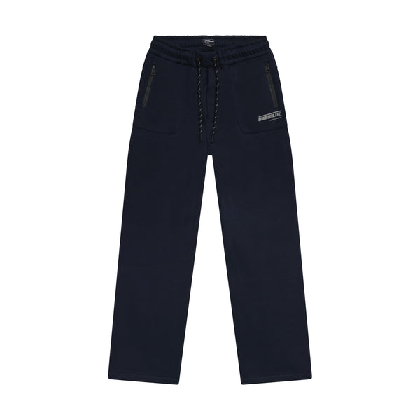 Jongens Jogpant Zip Wide van Indian Blue Jeans in de kleur Deep Navy in maat 176.