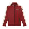 Jongens Zipper Jacket Contrast Sleeve van Indian Blue Jeans in de kleur Soft Bordeaux in maat 176.