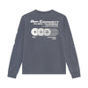 Jongens T-Shirt LS AW Sleeve van Indian Blue Jeans in de kleur Mid Grey in maat 176.