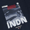 Jongens T-Shirt LS Backprint Indian van Indian Blue Jeans in de kleur Deep Navy in maat 176.
