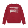 Jongens Sweater IB Chest and Backprint van Indian Blue Jeans in de kleur Soft Bordeaux in maat 176.