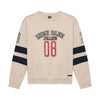 Jongens Loose Fit Sweat College INDN van Indian Blue Jeans in de kleur Pale Sand  in maat 176.