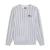 Jongens Loose Fit Sweat Stripe van Indian Blue Jeans in de kleur Fresh Grey Melange in maat 176.